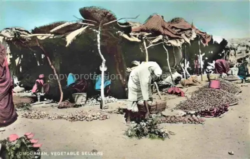 AK / Ansichtskarte Omdurman Sudan Vegetable Sellers