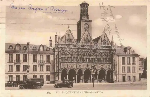 AK / Ansichtskarte Saint-Quentin 02 Aisne Hotel de Ville