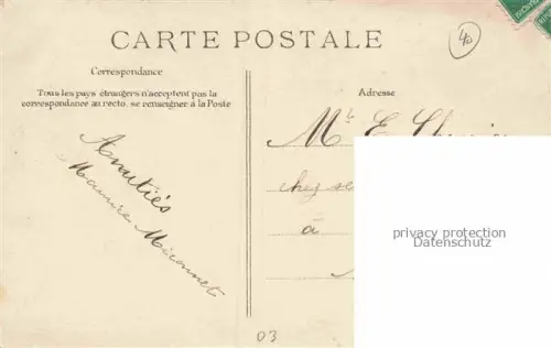 AK / Ansichtskarte Villefranche d Allier Montlucon 03 Allier Un Bonjour