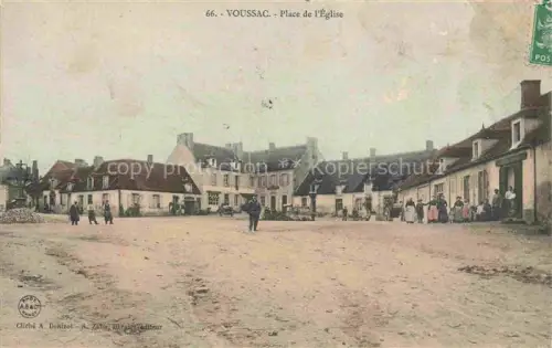 AK / Ansichtskarte Voussac Moulins 03 Allier Place de l'Eglise
