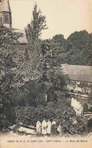 AK / Ansichtskarte Sept-Fons Abbaye de Moulins 03 Allier Abbaye de ND de Saint Lieu Le Mois de Marie