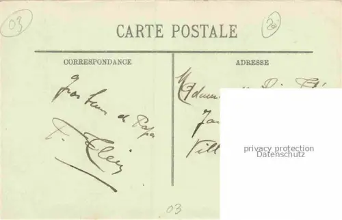 AK / Ansichtskarte VICHY 03 Allier Vue prise dans Le Parc