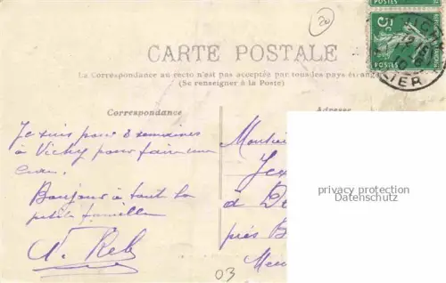 AK / Ansichtskarte VICHY 03 Allier Source Mesdames