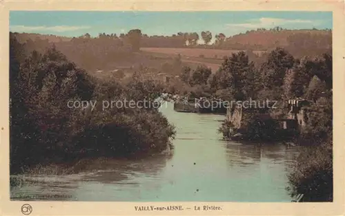 AK / Ansichtskarte Vailly-sur-Aisne Soissons 02 Aisne La Riviere