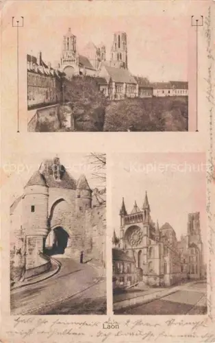 AK / Ansichtskarte LAON 02 Aisne Vue partielle