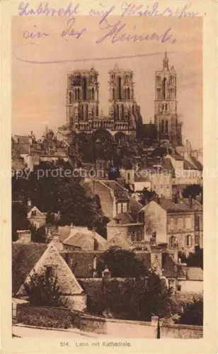 AK / Ansichtskarte LAON 02 Aisne Kathedrale