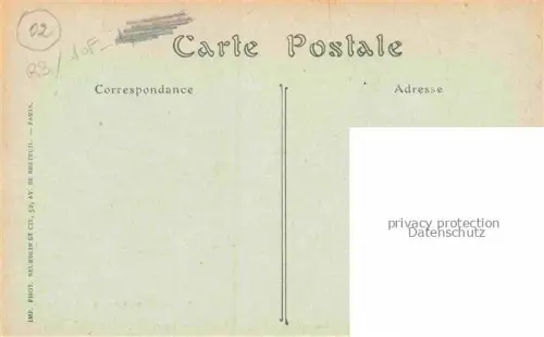 AK / Ansichtskarte Soissons 02 Aisne Rue des Minimes Maisons incendiees