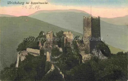 AK / Ansichtskarte Ulrichsburg Ulrichsbourg Ribeauville Alsace 68 Haut-Rhin Roppoltsweiler