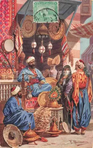AK / Ansichtskarte PERLBERG F. Nr. Kuenstlerkarte 778 Orientalisches Volksleben Im Bazar 