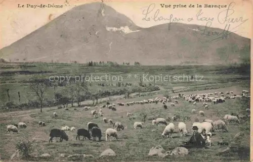 AK / Ansichtskarte Schaeferei Sheperding Bergerie-- Le Puy de Dome Vue prise de la Barvaque 