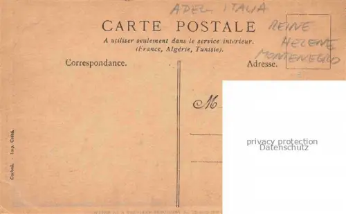 AK / Ansichtskarte Adel Italia Italien Monarchie Reine Helene Montenegro Pferdkutsche 