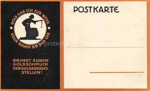 AK / Ansichtskarte Politik Gold gab ich zur Wehr Eisen Nahm ich zur ehr 