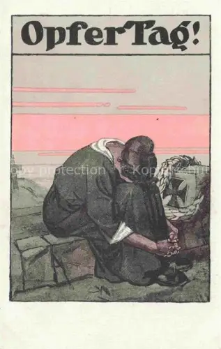 AK / Ansichtskarte WAGNER W. Kuenstlerkarte Politik Opfer Tag Frau