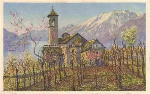 AK / Ansichtskarte ZUPPINGER Ernst Muralto Kuenstlerkarte Minusio Madonna Delle Grazie Litho