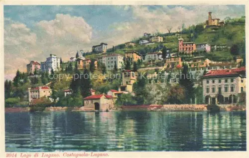 AK / Ansichtskarte BENDER Paul Kuenstlerkarte Lago di Lugano Castagnola Zollikon Zuerich 