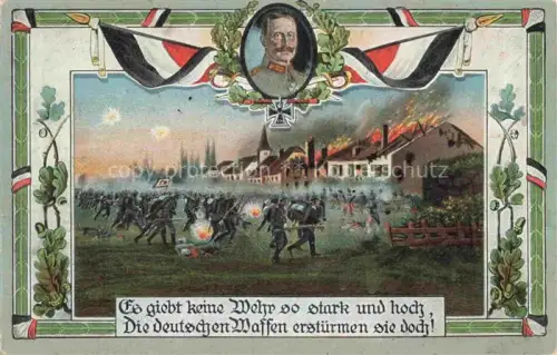 AK / Ansichtskarte Wilhelm II Adel Preussen Monarchie Schweiz Weiss Rot 