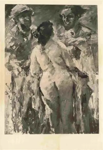 AK / Ansichtskarte CORINTH Lovis (1858-1925) Kuenstlerkarte Susanna und die beiden alten Hannover 