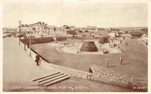 AK / Ansichtskarte Porthcawl Bridgend Wales UK Cosy Corner Gardens