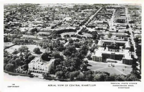 AK / Ansichtskarte Khartoum Khartum Sudan Aerial view of the centre