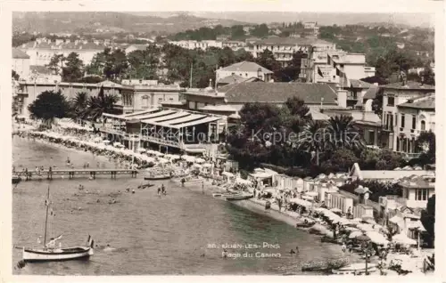 AK / Ansichtskarte JUAN-LES-PINS Antibes 06 Alpes-Maritimes Plage du Casino