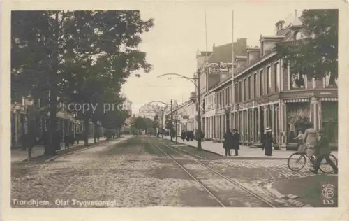 AK / Ansichtskarte Trondhjem Trondheim Norge Olaf Tryggvasonsgt.