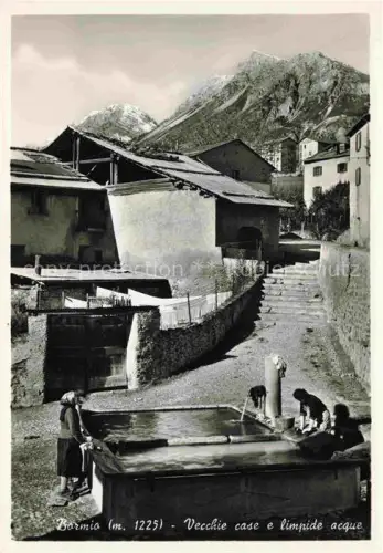 AK / Ansichtskarte Bormio Sondrio Lombardia IT Vecchie case e limpide acque