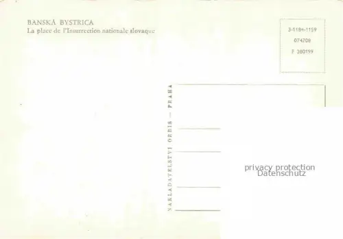 AK / Ansichtskarte BANSKA BYSTRICA Neusohl SK Place de l'Insurrection nationale slovaque
