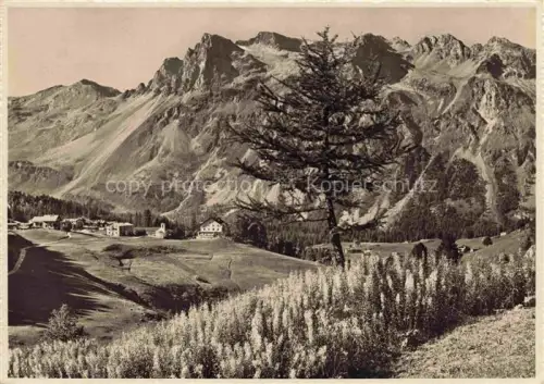 AK / Ansichtskarte Fex Crasta Panorama Blick gegen Lagrev-Gruppe