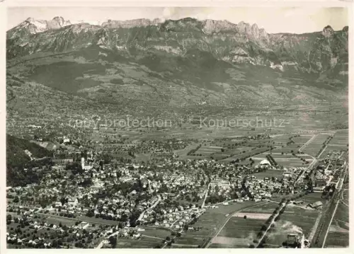 AK / Ansichtskarte Buchs  Buchs-Werdenberg SG Panorama mit Alpstein