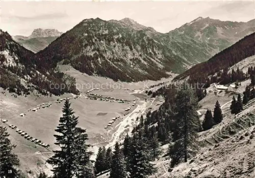 AK / Ansichtskarte Triesenberg Liechtenstein FL Panorama Saminatal Hahnenspiel Augstenberg Naafkopf
