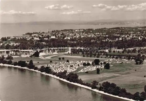AK / Ansichtskarte Gohren Kressbronn Langenargen Bodensee BW Campingplatz Naturbadestrand