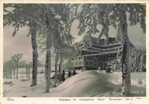 AK / Ansichtskarte Altenberg  Erzgebirge Sachsen Berghof Raupennest Winterlandschaft