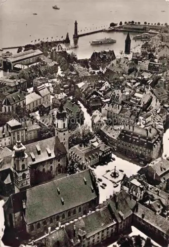 AK / Ansichtskarte LINDAU  Bodensee Bayern Stadtzentrum Hafen
