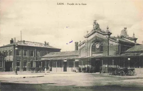 AK / Ansichtskarte LAON 02 Aisne Facade de la Gare