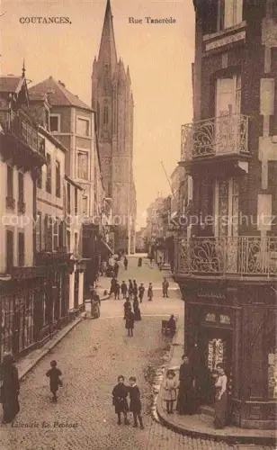AK / Ansichtskarte Coutances 50 Manche Rue Tancrede