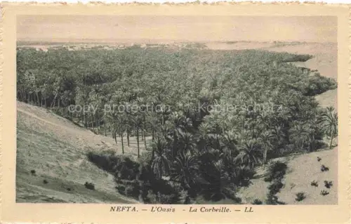 AK / Ansichtskarte Nefta Tunesie Oasis La Corbeille