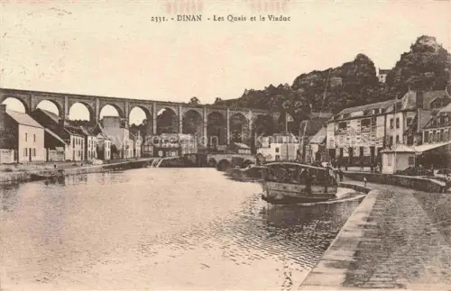 AK / Ansichtskarte DINAN 22 Cotes-d Armor Les Quais et le Viaduc