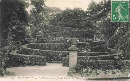 AK / Ansichtskarte Coutances 50 Manche Le Colimacon au Jardin Public