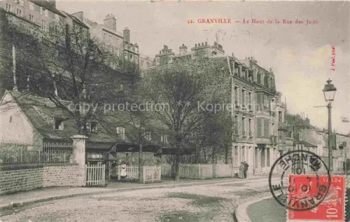 AK / Ansichtskarte GRANVILLE 50 Manche Le Haut de la Rue des Juifs