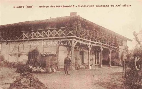 AK / Ansichtskarte Biziat Bourg-en-Bresse 01 Ain Maison des Brabellis Habitation Bressane du XVe siecle