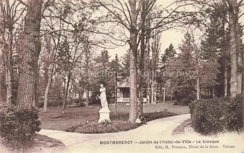 AK / Ansichtskarte Montmorency Sarcelles 95 Val-d Oise Jardin de l'Hotel de Ville Le Kiosque