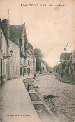 AK / Ansichtskarte L Isle-Adam PONTOISE 95 Val-d Oise La rue St Lazare