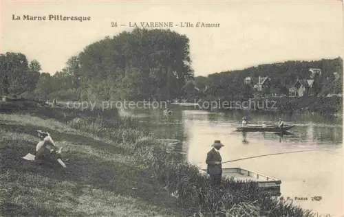 AK / Ansichtskarte La Varenne 94 Val-de-Marne L'ile d'Amour