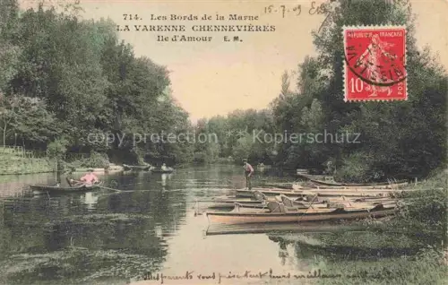AK / Ansichtskarte La Varenne-Chennevieres 94 Val-de-Marne Ile d'Amour Les Bords de la Marne