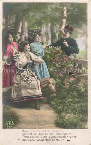 AK / Ansichtskarte Foto AWS Nr. 539 Trachten Soldat