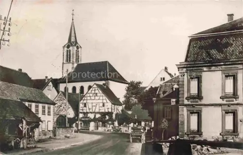 AK / Ansichtskarte Drulingen Saverne 67 Bas-Rhin Ortszentrum mit Kirche