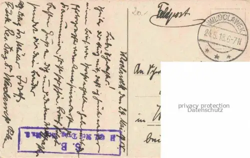 AK / Ansichtskarte WLOCLAWEK Leslau PL Weichselbruecke mit Blick auf Spaehtal Feldpost