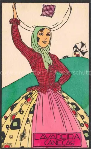 AK / Ansichtskarte Canecas Freguesia Odivelas Portugal PT Lavadeira Canecas Trachten Kuenstlerkarte