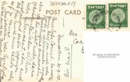 AK / Ansichtskarte Jerusalem  Yerushalayim Israel Vue générale