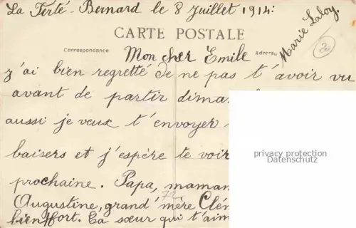 AK / Ansichtskarte La Ferte-Bernard MAMERS 72 Sarthe Vue générale Saint-Anthoine et la Ferté Bernard